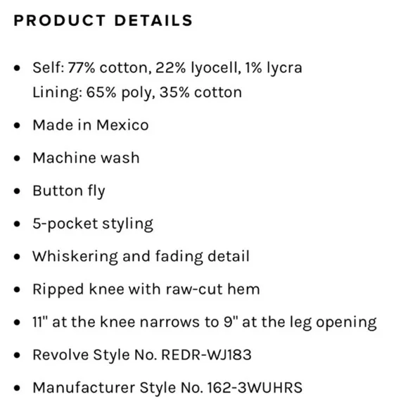 Re/Done 90s Ultra High Rise Skinny Light Wash Jean Style: 162-3WUHRS Size 24 - Picture 14 of 15